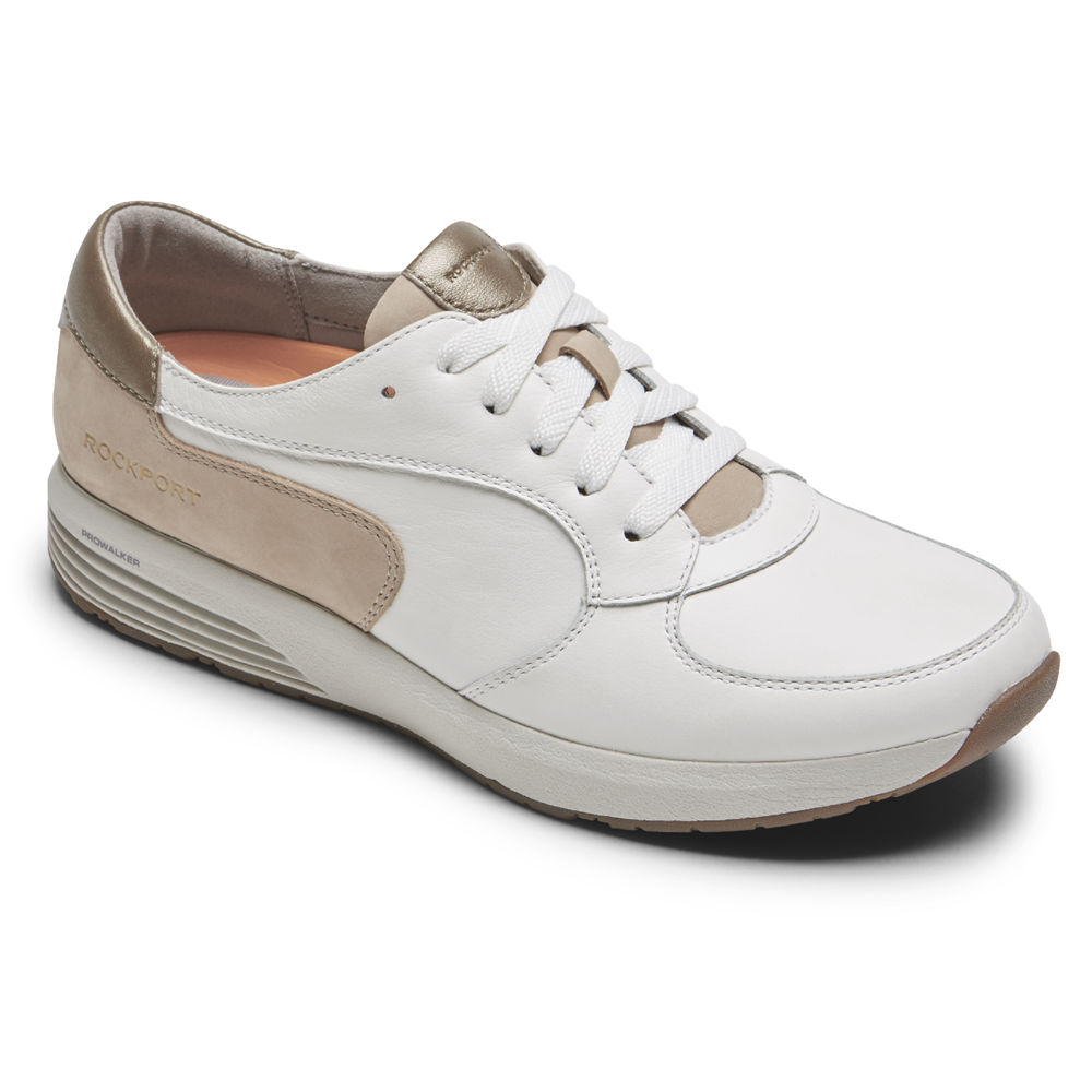 Rockport Singapore Womens Sneakers - Trustride ProWalker White - GO0316489